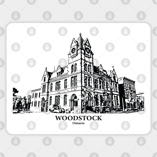 Woodstock - Ontario Magnet by Lakeric